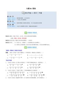 专题06 数轴(3知识点+7大题型+思维导图+过关测)-2025年暑假七年级数学（北师大版2024）精品讲义（含答案）