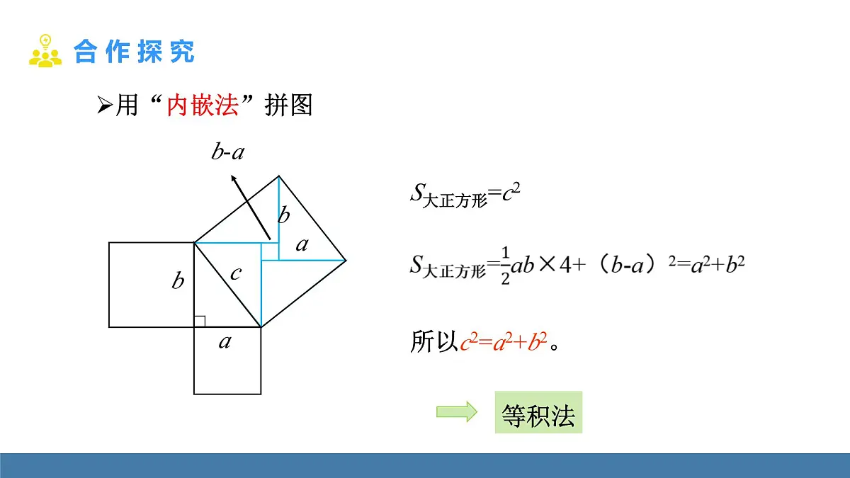 北师大版数学八年级上册1.1.2勾股定理的验证及简单应用(课件)第8页