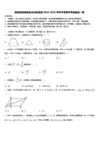 西双版纳傣族自治州勐海县2024-2025学年中考数学考前最后一卷含解析