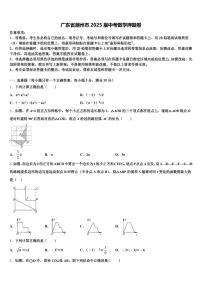 广东省潮州市2025届中考数学押题卷含解析