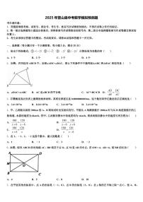 2025年营山县中考数学模拟预测题含解析