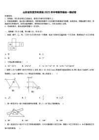 山东省东营市利津县2025年中考数学最后一模试卷含解析