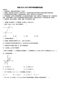 和县2024-2025学年中考四模数学试题含解析