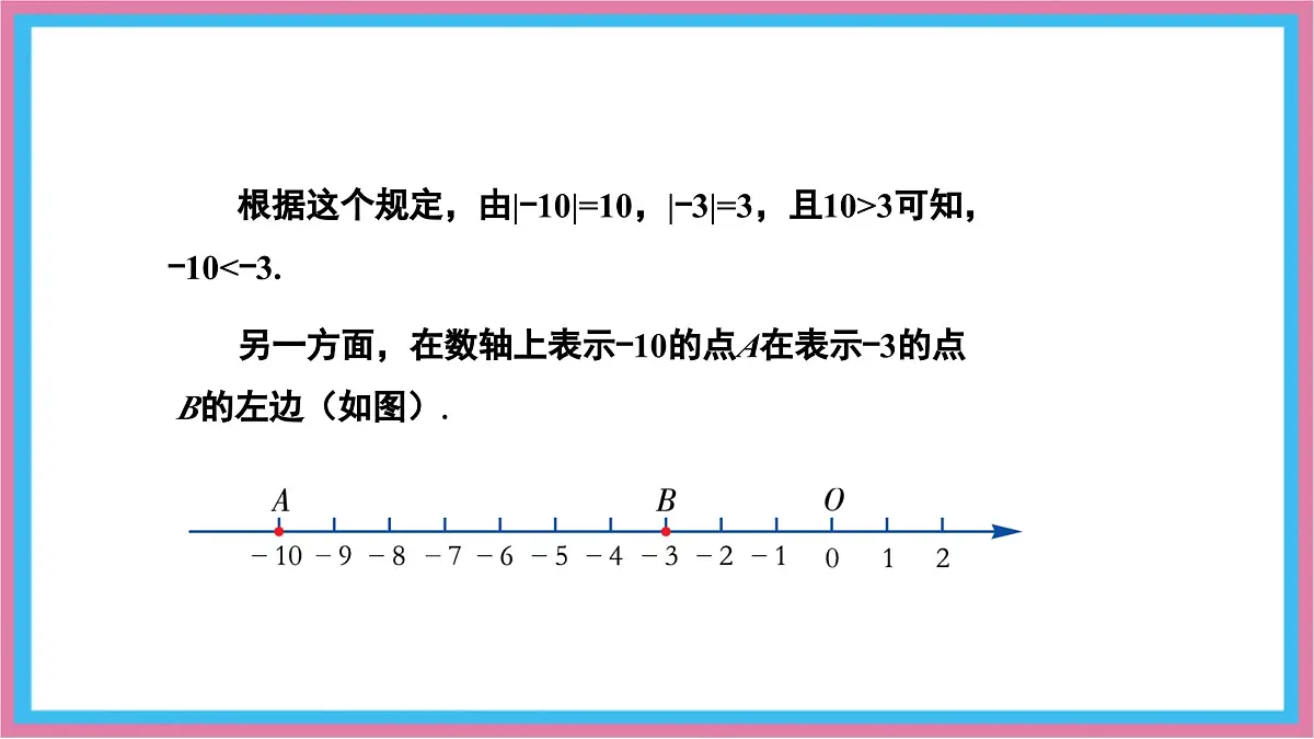 湘教版(2024)数学七年级上册 1.3 有理数大小的比较课件第8页