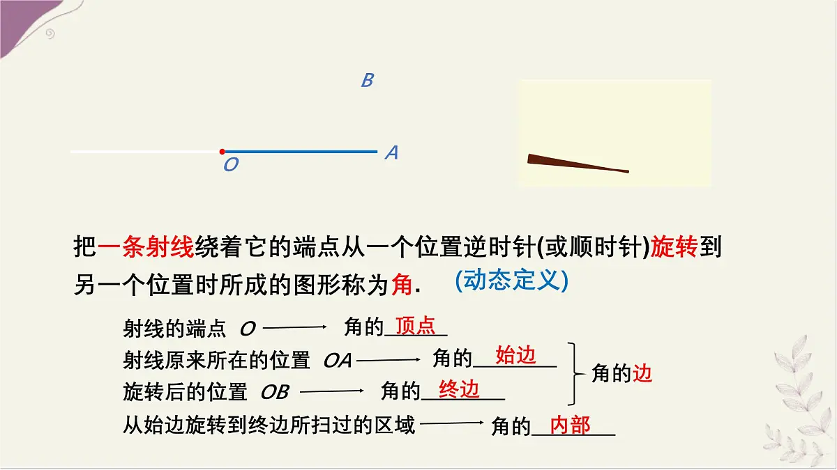 湘教版(2024)数学七年级上册 4.3.1 角与角的大小比较(课件)第4页