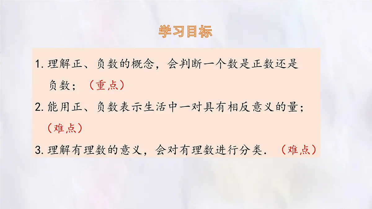 湘教版(2024)数学七年级上册 1.1 认识负数课件第2页