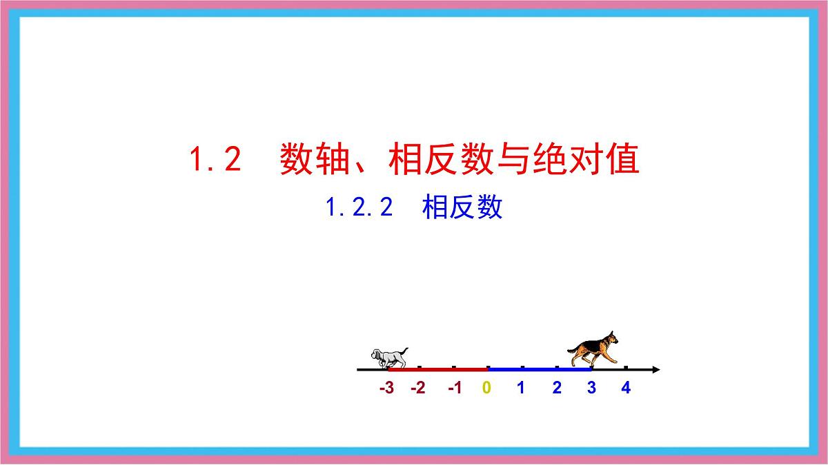 湘教版(2024)数学七年级上册 1.2.2 相反数 课件第1页