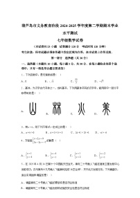 2024-2025学年辽宁省葫芦岛市连山区下学期期末考试七年级数学检测试卷