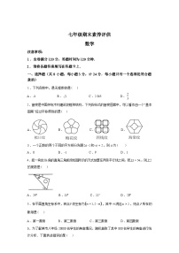 2024-2025学年陕西省安康市七年级下学期7月期末数学检测试卷