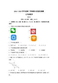 2024-2025学年陕西省宝鸡市金台区七年级下学期数学期末试卷