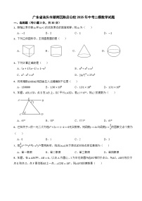 广东省汕头市潮南区陈店公校2025年中考二模数学试题（含答案解析）