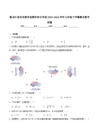 黑龙江省佳木斯市富锦市部分学校2023-2024学年七年级下学期7月期末考试数学试卷(含解析)