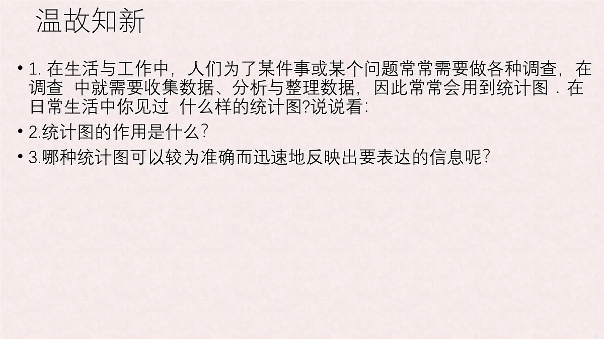 沪科版(2024)数学七年级上册 5.3 用统计图描述数据 课件 (2)第3页