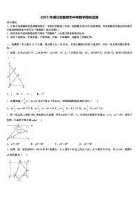 2025年湖北省襄樊市中考数学模拟试题含解析