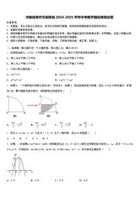 河南省焦作市武陟县2024-2025学年中考数学模拟预测试卷含解析
