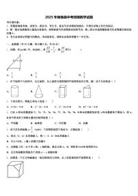 2025年商南县中考四模数学试题含解析