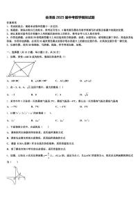 会泽县2025届中考数学模拟试题含解析
