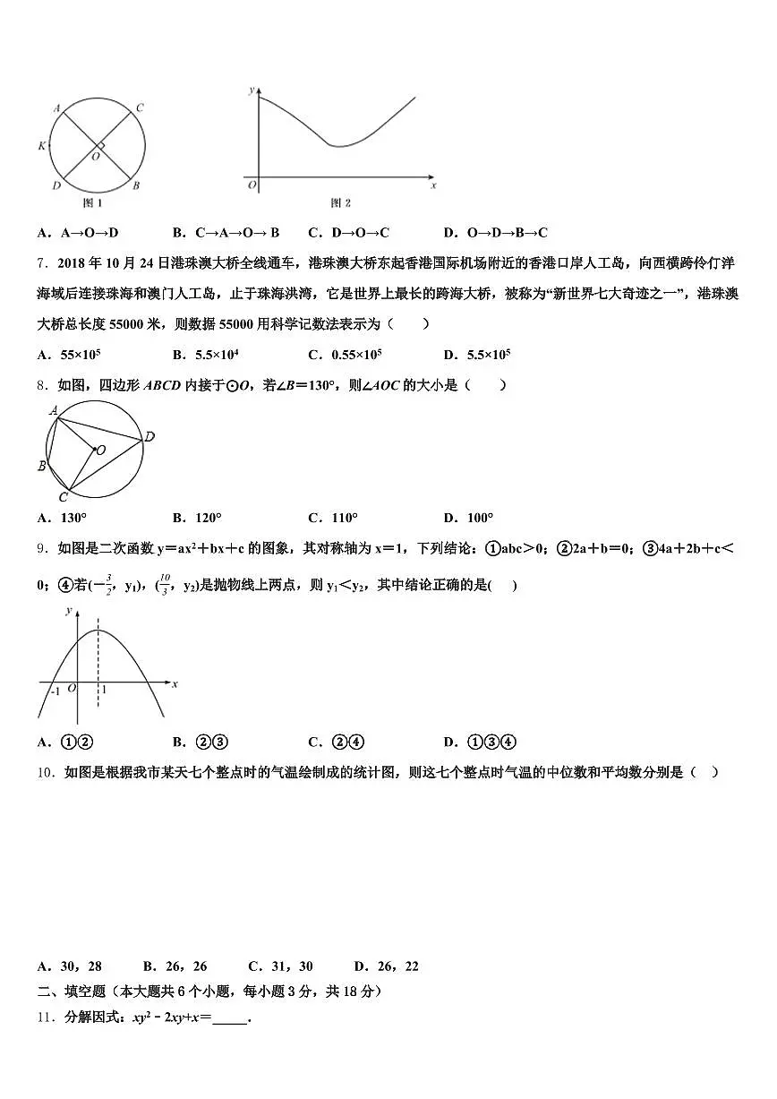 抚州市东乡县2025届中考数学最后一模试卷含解析第2页