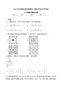 吉林省松原市前郭县三校2025届九年级下学期中考模拟测试数学试卷(含解析)