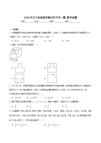 辽宁省阜新市海州区2025届九年级下学期中考二模数学试卷(含解析)