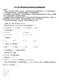 2025届广西壮族自治区中考数学对点突破模拟试卷含解析