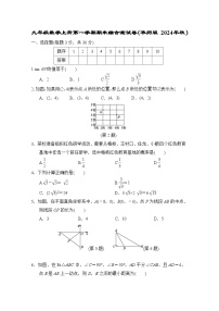 九年级数学上册第一学期期末综合测试卷（华师版 2024年秋）