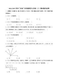 2024-2025学年广东省广州市荔湾区七年级（上）期末数学试卷（含答案）