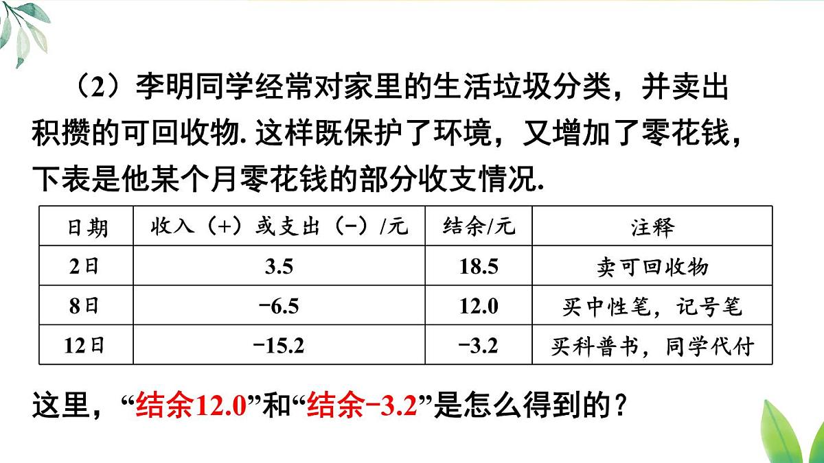2025年秋人教七年级数学上册2.1.1第1课时 有理数的加法(课件)第4页
