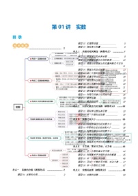 中考数学第一轮专项复习专题第01讲 实数（讲义）（解析版）