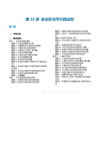 中考数学第一轮专项复习专题第22讲 多边形与平行四边形（讲义）（解析版）