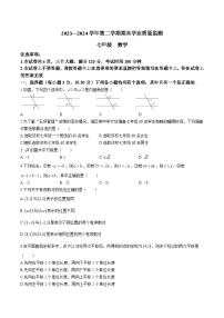 河南省安阳市滑县2023-2024学年七年级下学期6月期末考试数学试卷