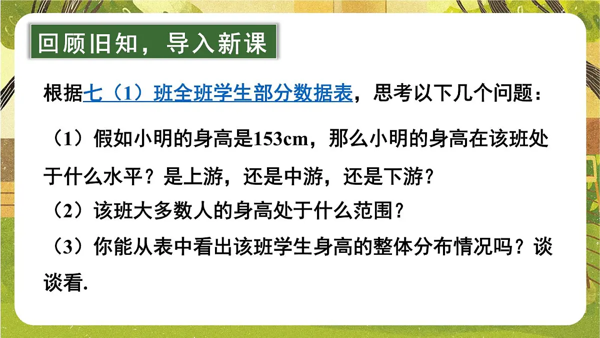 2025年秋新北师大七年级数学上册 3 数据的表示第2课时 频数直方图(课件)第2页