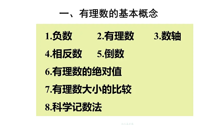2025年秋新北师大七年级数学上册 第二章 有理数及其运算 章末复习(课件)第2页
