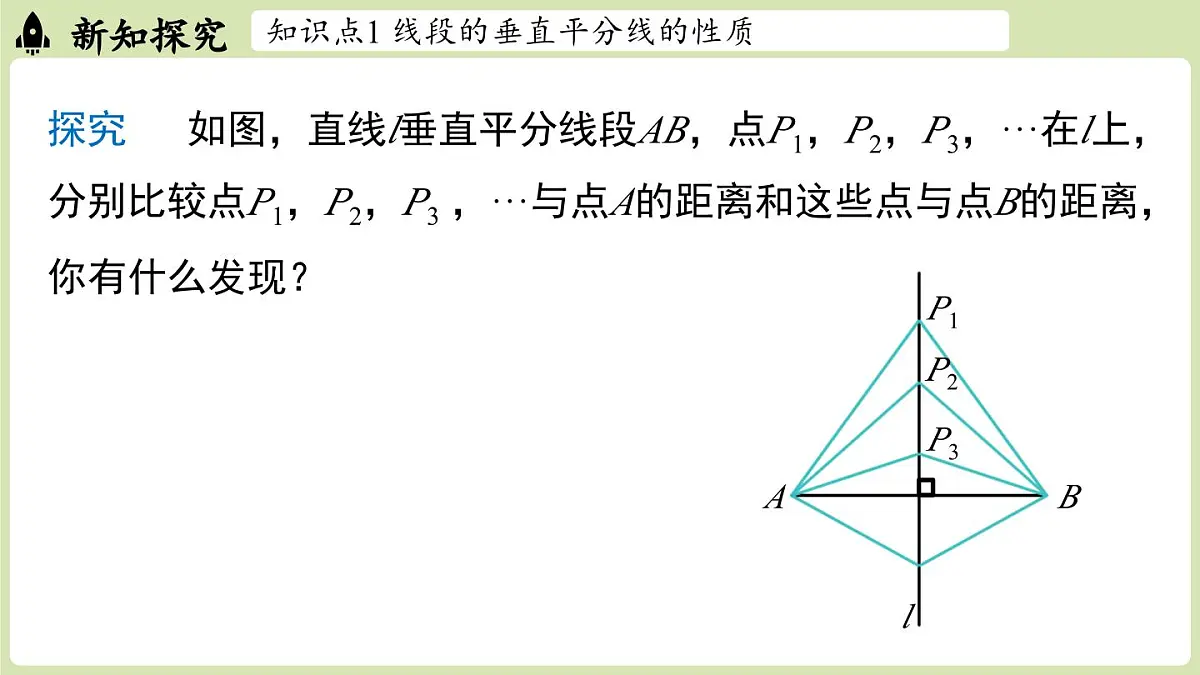 15.1 图形的轴对称15.1.2线段的垂直平分线 课时1(课件)2025-2026学年人教版八年级数学上册第5页