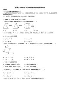 石家庄市晋州市2025届中考数学模拟预测试卷含解析