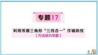 湘教版（2024）八年级上册（2024）4.5 等腰三角形习题课件ppt