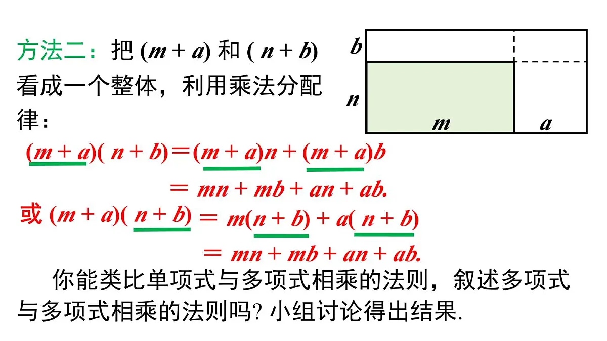11.2.3 多项式与多项式相乘(课件)2025-2026学年华师大版八年级数学上册02第7页