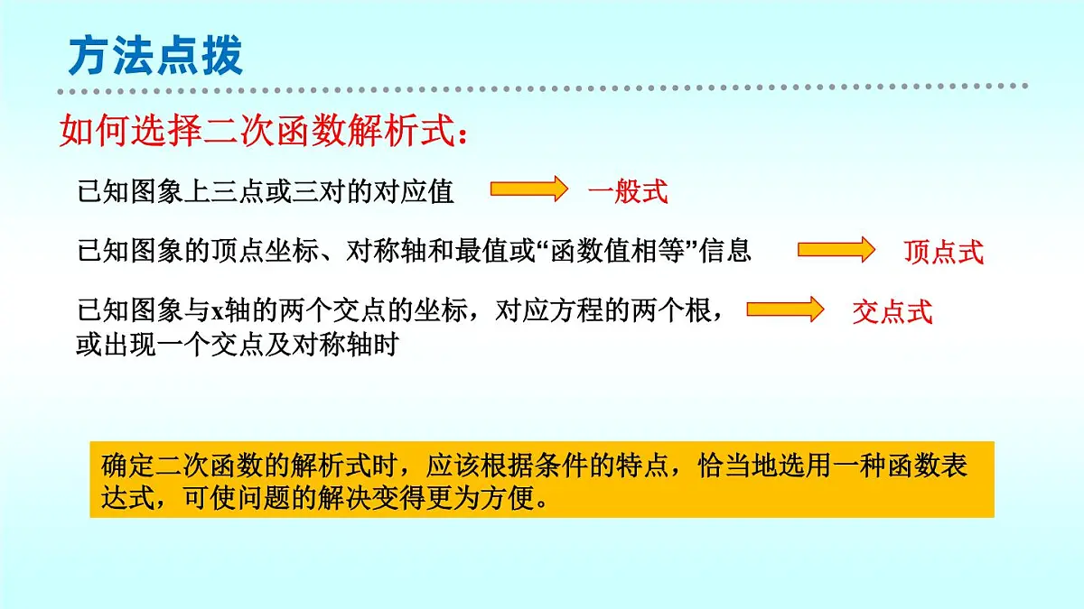 北师大九年级数学下册第二章二次函数复习与回顾(第二课时)复习课件第8页