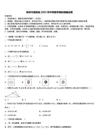 桂林市灌阳县2025年中考数学模拟精编试卷含解析