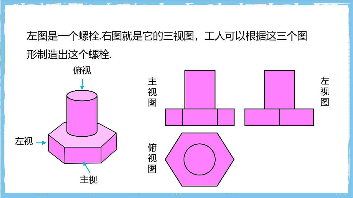 华师大版数学七上(2024)3.2.1.2《由立体图形到视图》课件第8页