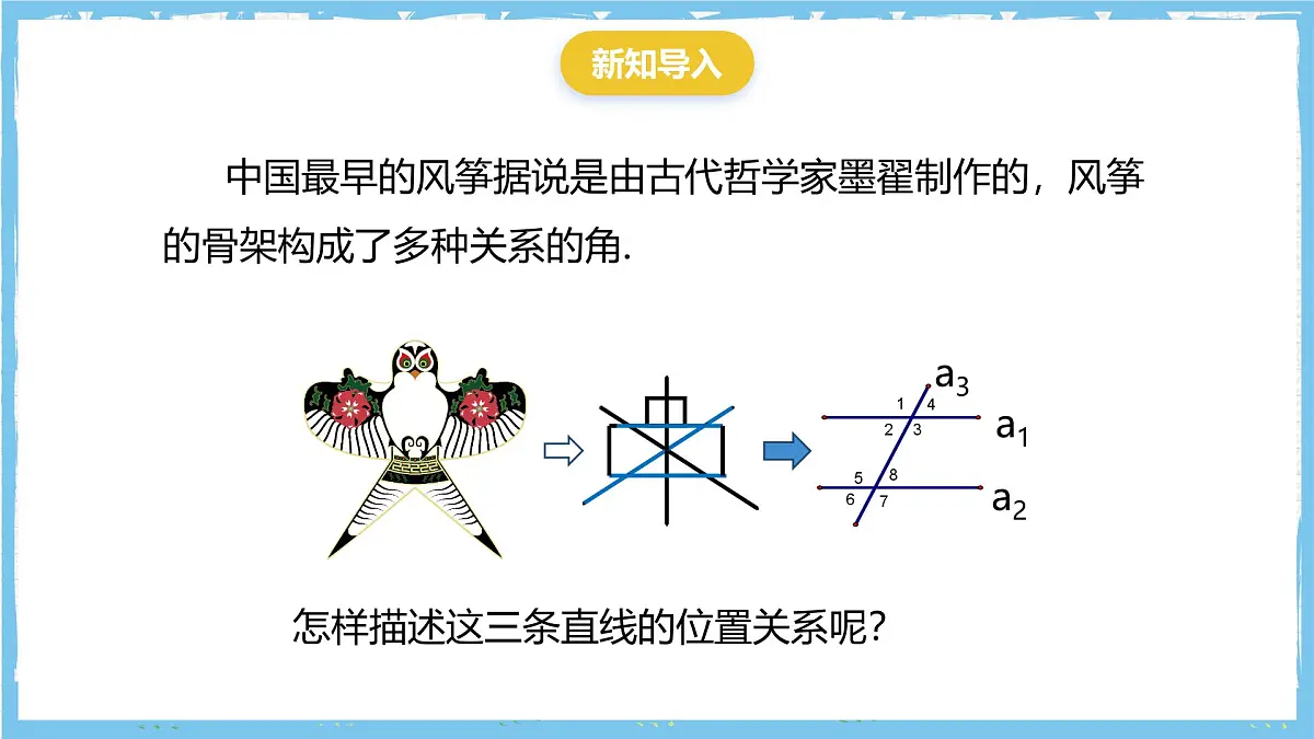 华师大版数学七上(2024)4.1.3《同位角、 内错角、 同旁内角》课件第4页
