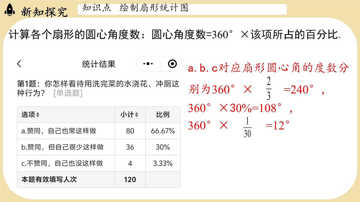6.3.1 扇形统计图 课件 2025-2026学年北师大版数学七年级上册第7页