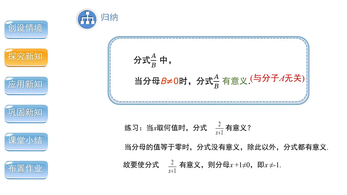 9.1.1 分式的概念 课件2024-2025学年沪科版数学七年级下册第8页