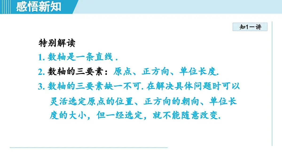 沪科版七年级数学上册 1.2 数轴、相反数和绝对值(第1章 有理数 自学、复习、上课课件)第5页