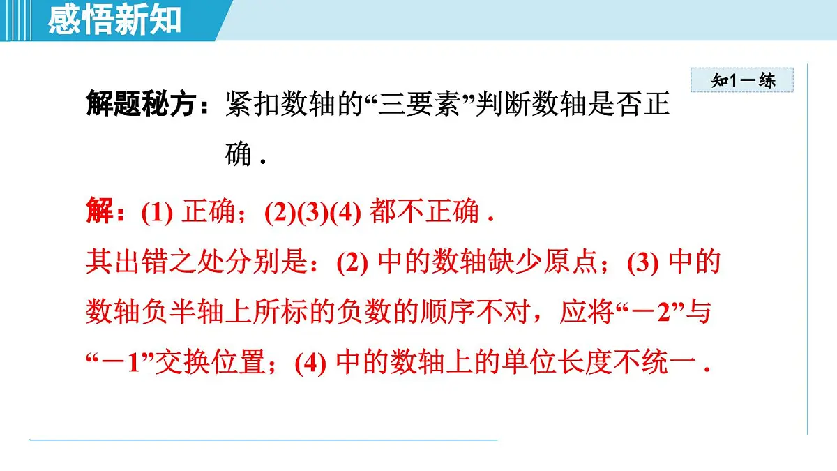 沪科版七年级数学上册 1.2 数轴、相反数和绝对值(第1章 有理数 自学、复习、上课课件)第7页