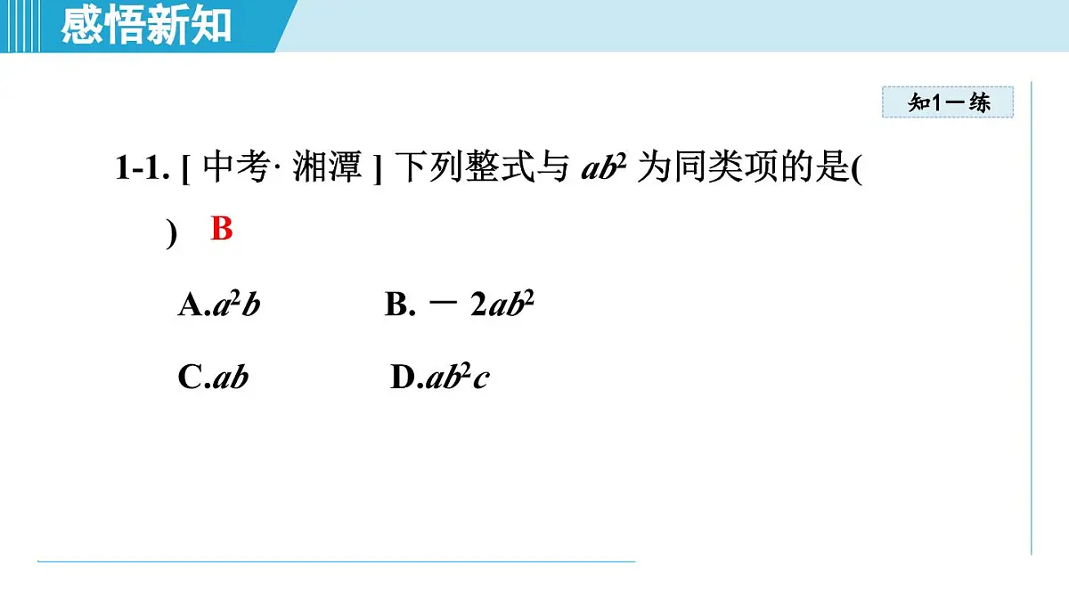 北师版七年级数学上册 3.2 整式的加减(第三章 整式及其加减 学习、上课课件)第8页