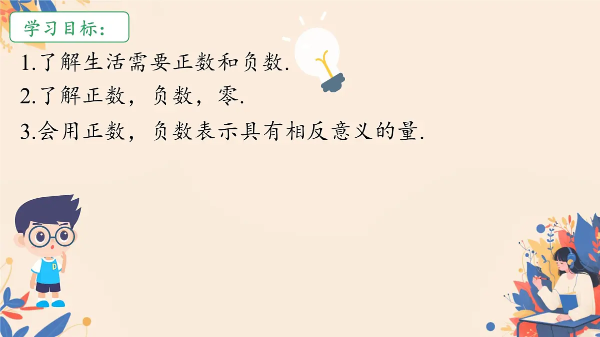 初中 数学 人教版(2024) 七年级上册1.1 正数和负数 课件第2页