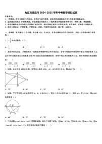 九江市瑞昌市2024-2025学年中考数学模拟试题含解析