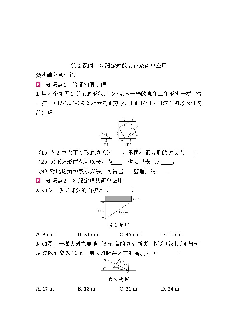 1.1探索勾股定理 - 学生版第3页