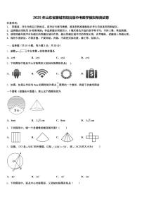 2025年山东省聊城市阳谷县中考数学模拟预测试卷含解析